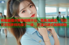 熊猫直播水蜜桃视频平台，集高清直播、互动交友和多样内容于一体，打造沉浸式视频体验